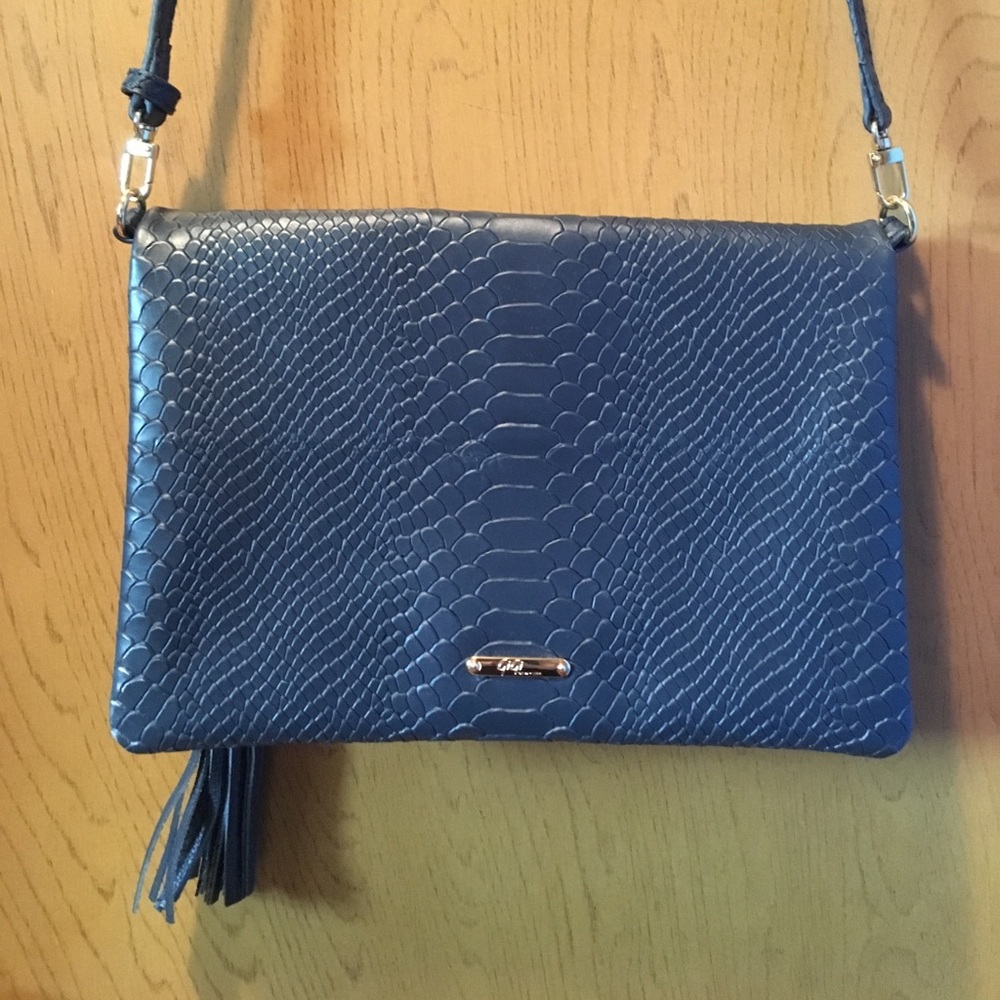 GiGi New York Convertible Leather Clutch